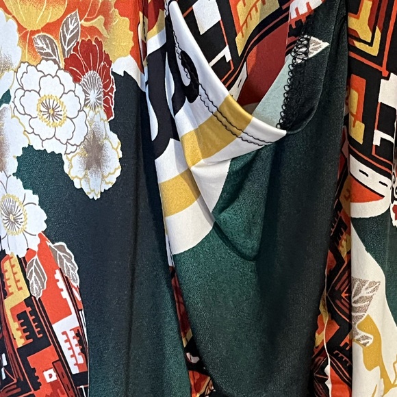 Floral Bohemian Abstract Design Dress - Picture 6 of 8